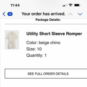 Gap Women’s Chino Utility Romper